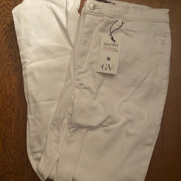 Gloria Vanderbilt womens Amanda Classic High Rise Tapered Jeans 14 Regular - Picture 4 of 5